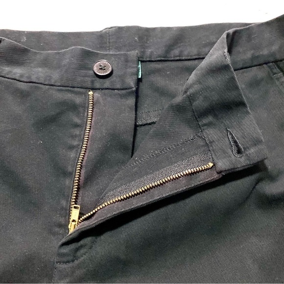 LAUREN Ralph Lauren Black Cotton Twill Pants Size 12 Work Office Business Casual - Picture 5 of 11